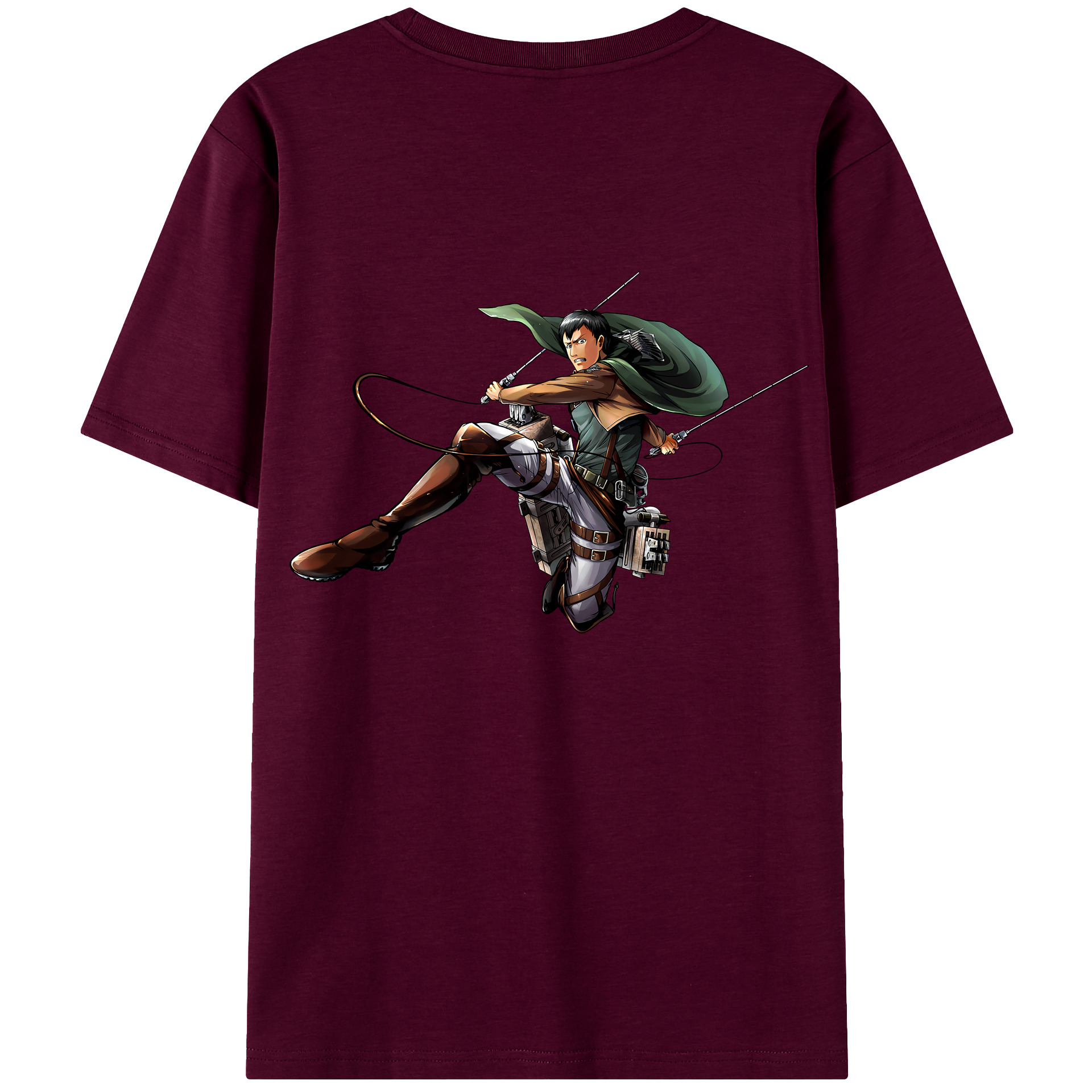 （画像用） 進撃の巨人 ベルトルト・フーバー Attack on Titan Bertholdt Hoover レディース半袖Tシャツ(バックプリント)